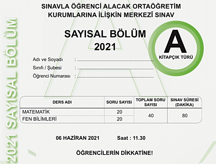 2021 LGS Matematik Soruları PDF formatında indirmek için hemen tıklayın. MEB tarafından yayınlanan orijinal sorulara erişin. Ücretsiz ve güvenilir kaynak.