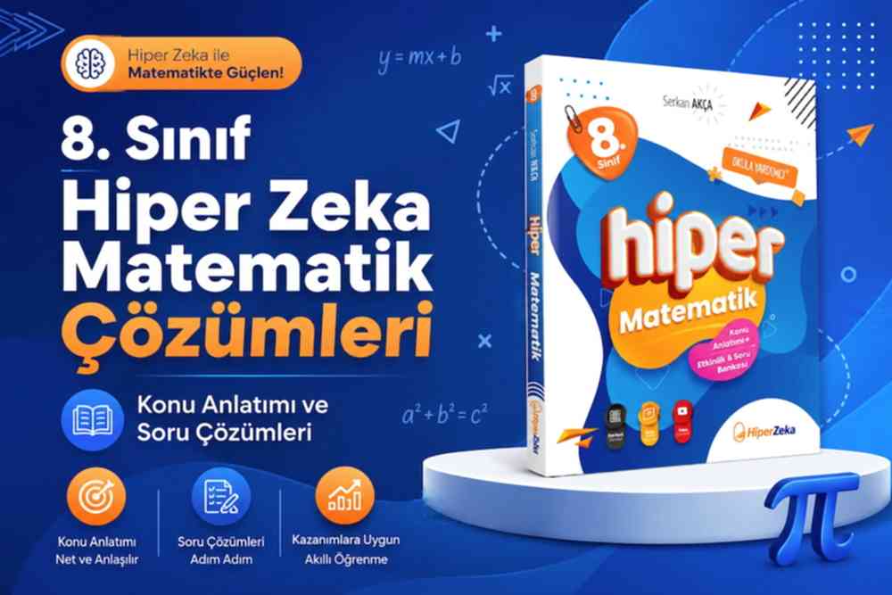 Hiper Zeka Matematik 8.sınıf Çözümleri için hemen tıklayın.